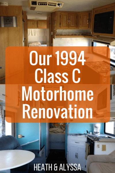 How we renovated and transformed our motorhome for only $500