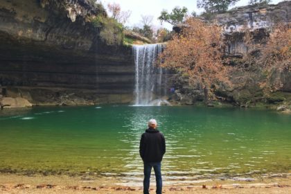 Exploring Hamilton Pool, outside of Austin