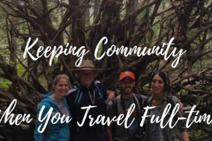 community when you travel full-time