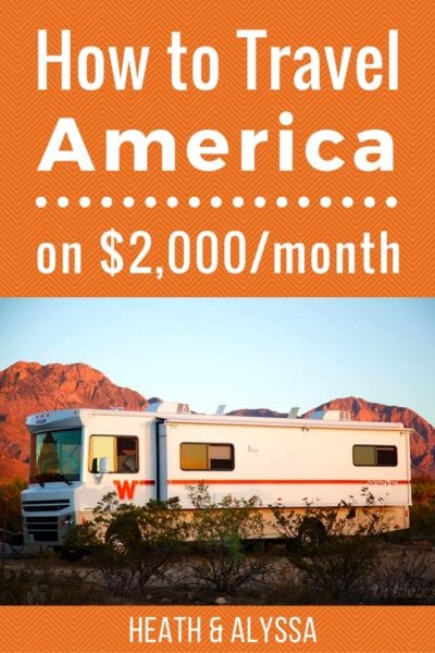 How to Travel America on 2000 a month